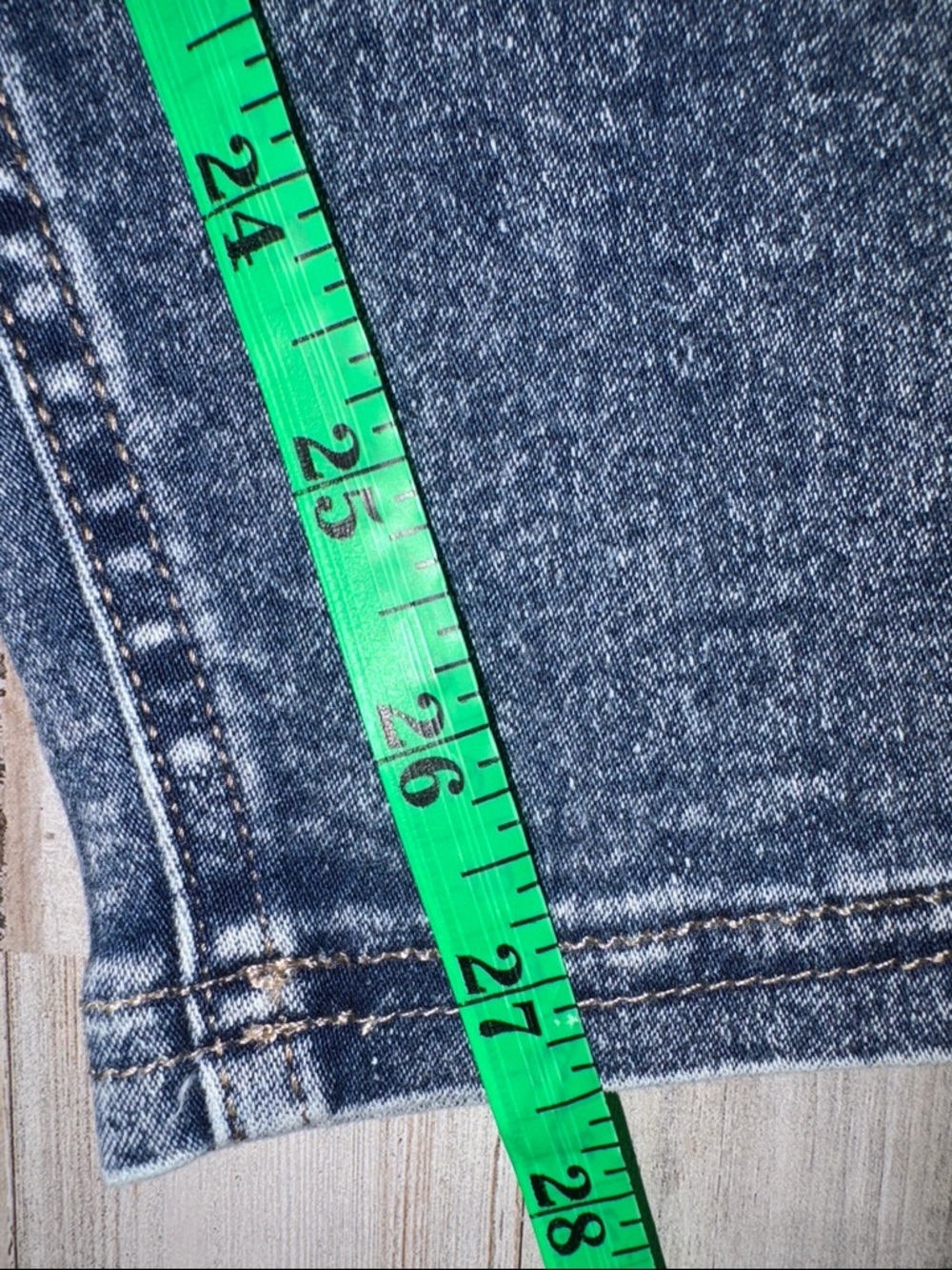 Terra & Sky  Jeggings Skinny Hgh Rise Washed Blue Size 2X (20-22W) - Picture 8 of 12
